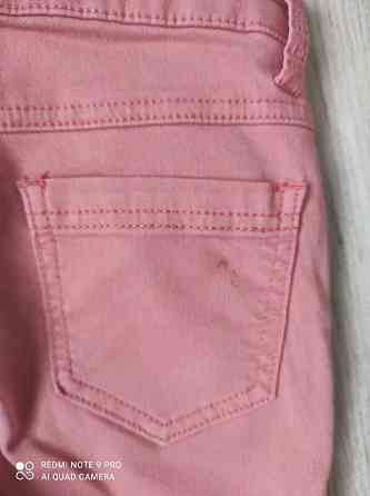 Коралловые джинсы скинни Seppala girls, размер 128 Boryspil'