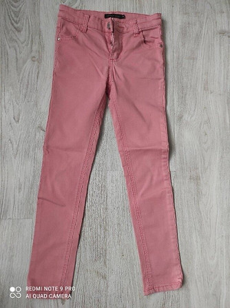 Коралловые джинсы скинни Seppala girls, размер 128 Бориспіль - зображення 1