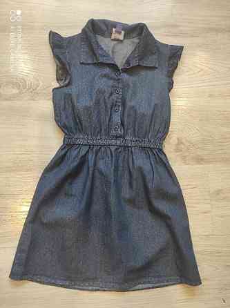 Летнее платье легкий джинс-коттон , размер 10-12 лет Boryspil'