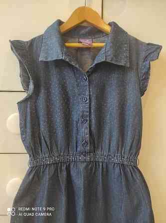 Летнее платье легкий джинс-коттон , размер 10-12 лет Бориспіль