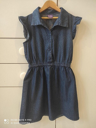 Летнее платье легкий джинс-коттон , размер 10-12 лет Бориспіль - obraz 4