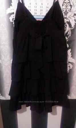 Продам классное черное платье на тонких бретелях фирмы Ostin Boryspil'