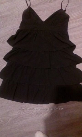 Продам классное черное платье на тонких бретелях фирмы Ostin Бориспіль - obraz 2