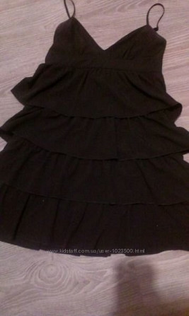 Продам классное черное платье на тонких бретелях фирмы Ostin Бориспіль - obraz 3