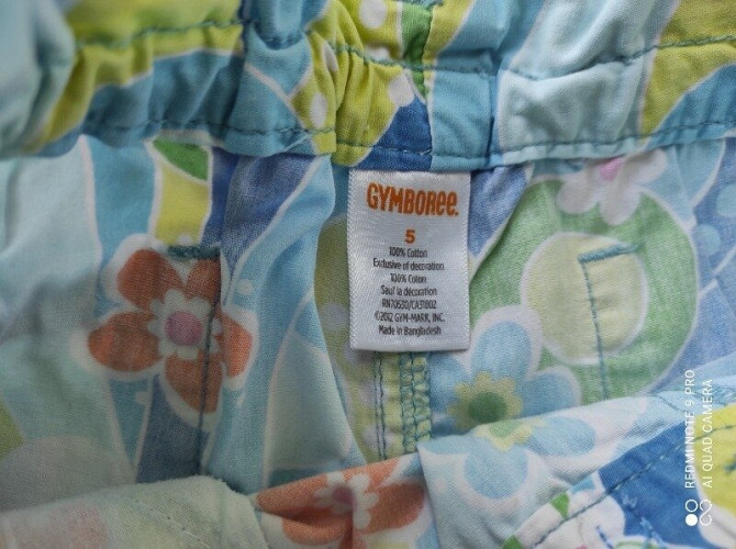 Очень красивые летние шорты Gymboree, размер 5Т очки в подарок Бориспіль - изображение 2