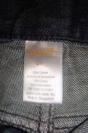 Продам красивые джинсы Gymboree, размер 2Т в отличном состоянии Бориспіль - obraz 3
