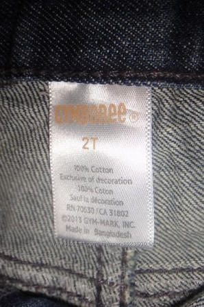 Продам красивые джинсы Gymboree, размер 2Т в отличном состоянии Бориспіль - obraz 4