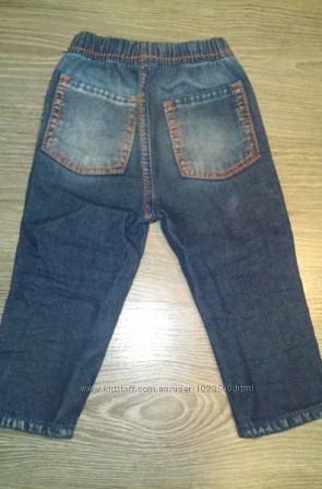 Продам джинсы в идеальном состоянии, размер 9-12 месяцев Бориспіль - изображение 3