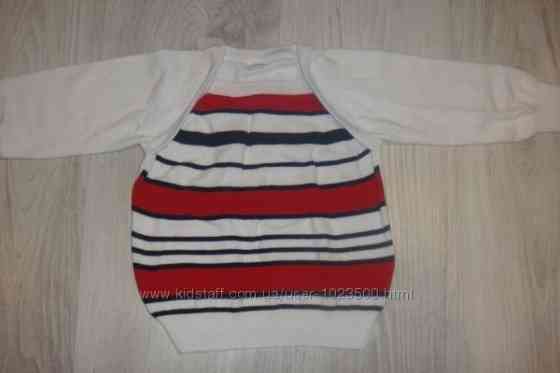 Продам симпатичный свитерок-полосатик на девочку, рост 74 Бориспіль