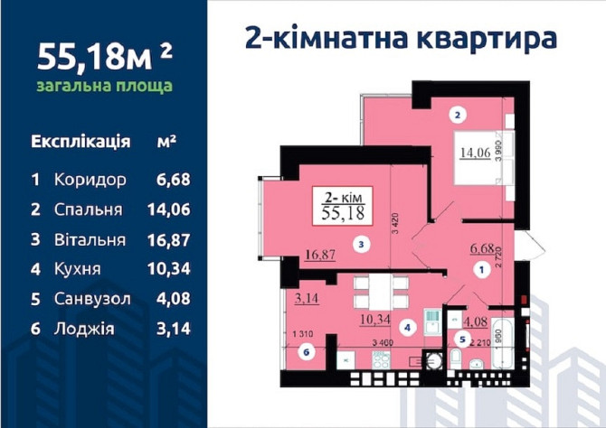 Квартира від забудівника в ЖК "Левада" (Ярковиця) в Івано-Франківську Івано-Франківськ - зображення 1