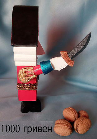 Деревянная кукла-орехокол Щелкунчик (из м/ф 1973 года) Обухів - изображение 3