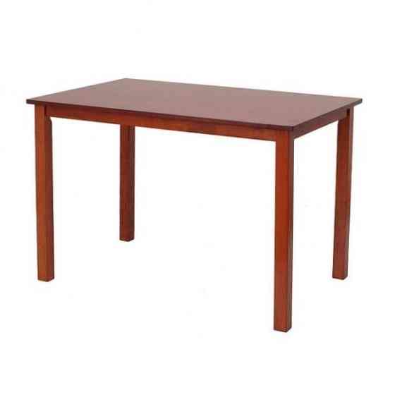 Нерозкладний прямокутний стіл 1100х700, колір горіх 