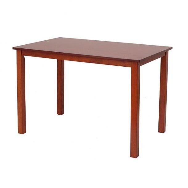 Нерозкладний прямокутний стіл 1100х700, колір горіх  - зображення 1