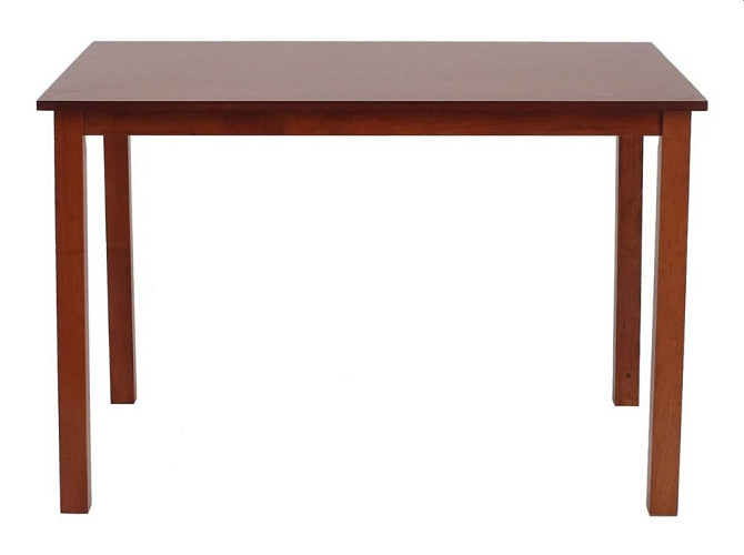 Нерозкладний прямокутний стіл 1100х700, колір горіх  - зображення 2
