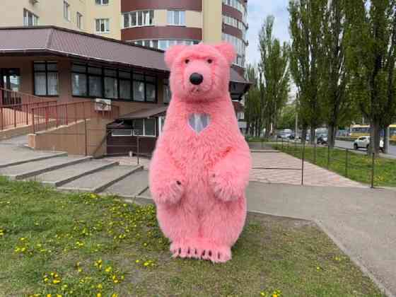 Костюм медведя розовый Kiev