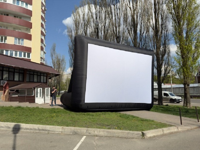 Экран надувной для уличного кинотеатра Київ - зображення 2