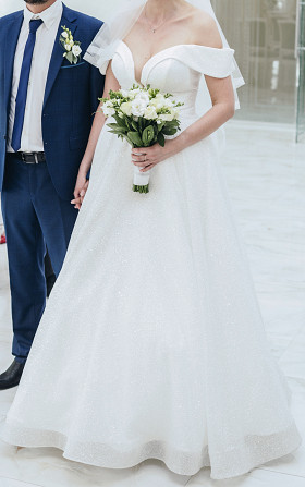 Приголомшена весільна сукня "Ірен" Вишневе - зображення 3