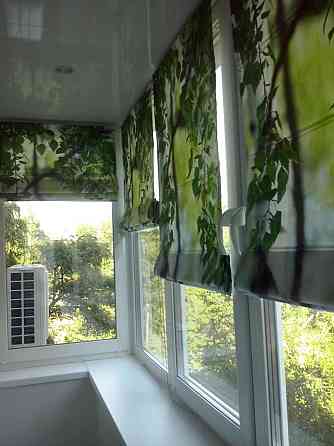 Римські штори - класичний варіант для декорування вікон. Дніпро