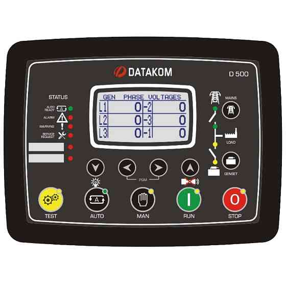 DATAKOM D-500-MK3 Багатофункціональний контролер генератора/двигуна/АВР з MPU + J1939 Kiev