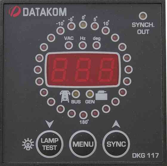 DATAKOM DKG-117, 72x72mm Контролер синхронізації з контрольним реле Kiev