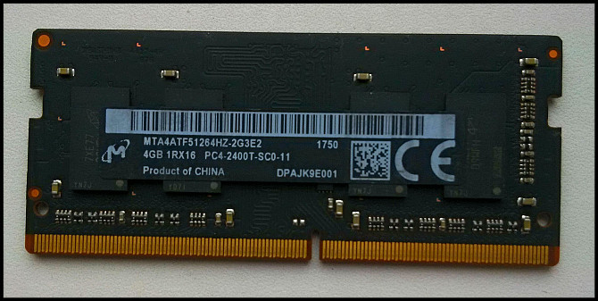 Оперативна Память ОЗУ Micron Memory RAM 2400 DDR4 MHz 4GB 4Гб PC4 iMac 2017 MNE92LL/A Київ - изображение 3