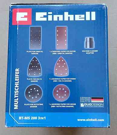 Продаю шлифовальную машину Einhell BT-MS 200 3in1 Київ