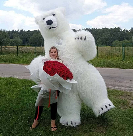 Мишка Каменское на день рождения заказ ростовой куклы Кам'янське - изображение 1