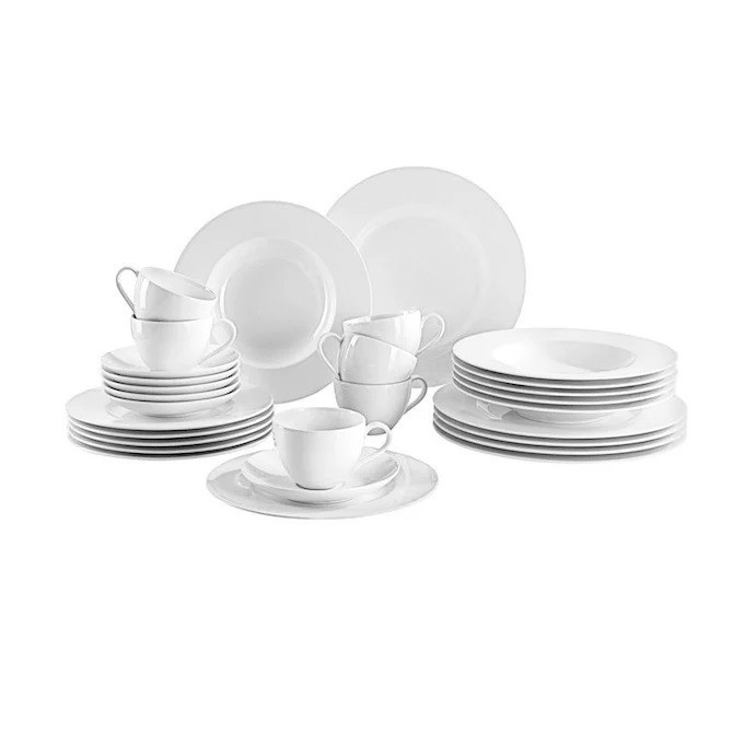 Столовий сервіз Villeroy & Boch Basic White 30 предметів Львів - зображення 2