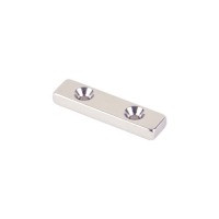 Магніт під потай 40x10x5mm-7/3.5mm х 2 отвори. Одеса - зображення 1