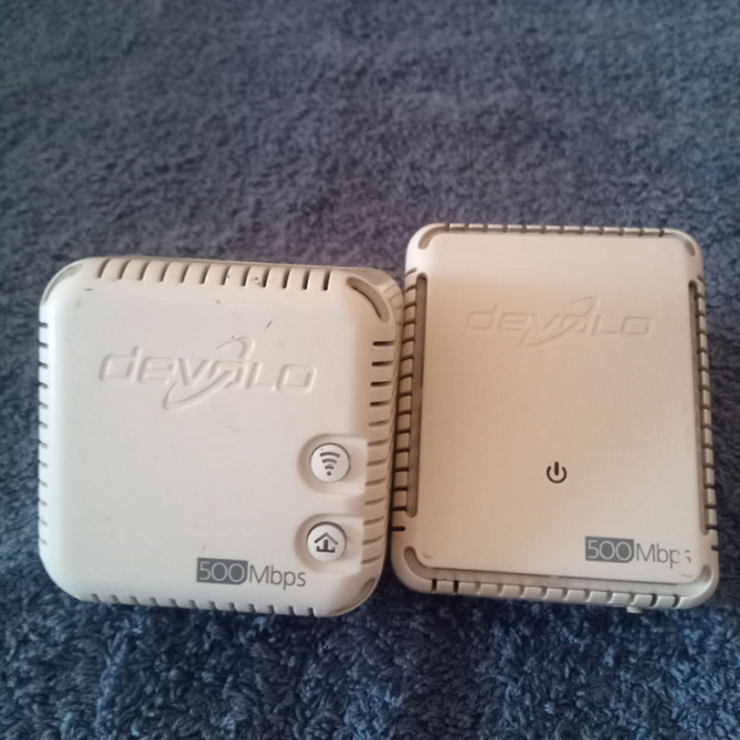 Продам комплект powerline адаптерів Devolo powerline dLAN 500 Wi-Fi Київ - зображення 1