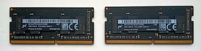 Оперативная Динамическая Плата ОЗУ 4ГБ Micron Crucial DDR4 2400MHz RAM DRAM 4GB CL17 17-17-17-39 Запоріжжя - изображение 5