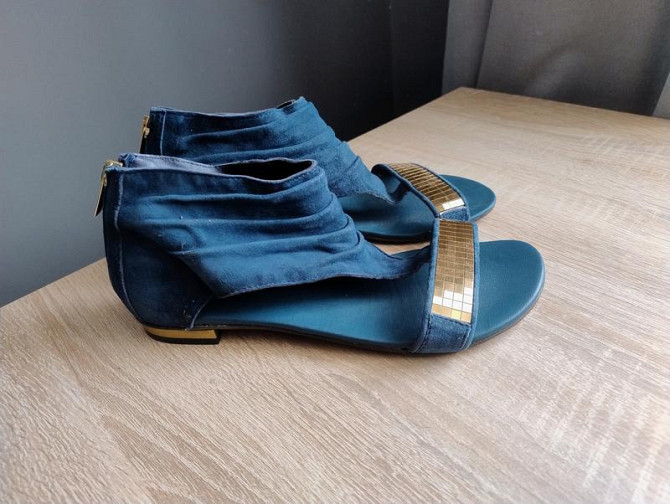 Замшеві босоніжки Smh Shoess Верхньодніпровськ - зображення 5