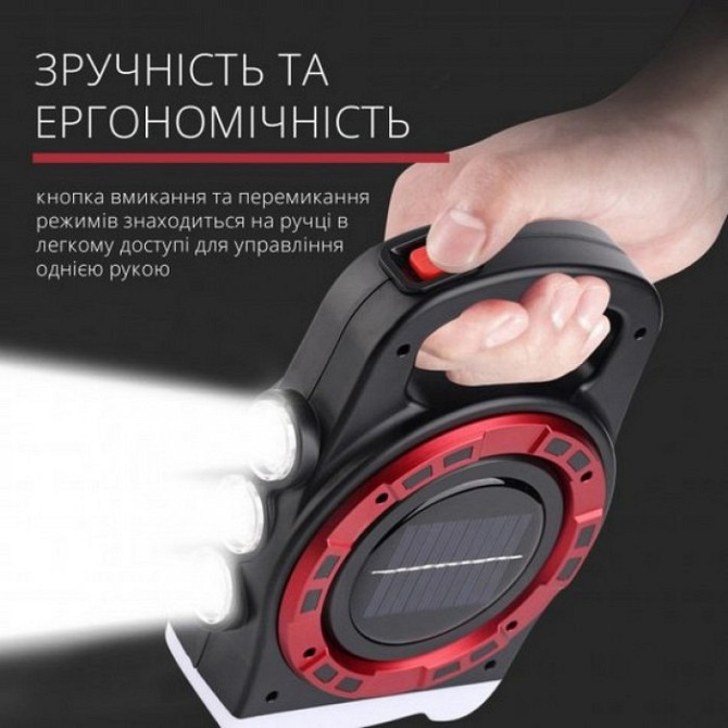 Набор освещения: Фонарь Powerbank Диодная лампа с солнечной панелью, ноч. "Новогодняя елка" в колбе Іршанськ - изображение 15