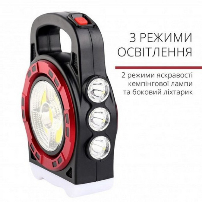Набор освещения: Фонарь Powerbank Диодная лампа с солнечной панелью, ноч. "Новогодняя елка" в колбе Іршанськ - изображение 13