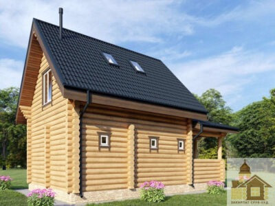 Купити дерев’яну баню з піччю від Закарпат Зруб-Буд Одеса - зображення 2