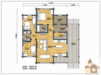 Дерев’яні зруби під ключ від Закарпат Зруб-Буд Одеса - зображення 7