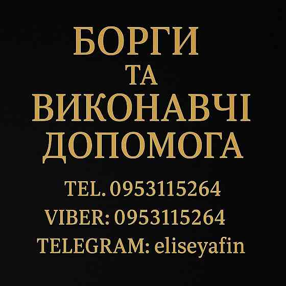 Борги та Виконавчі. Допомога Київ