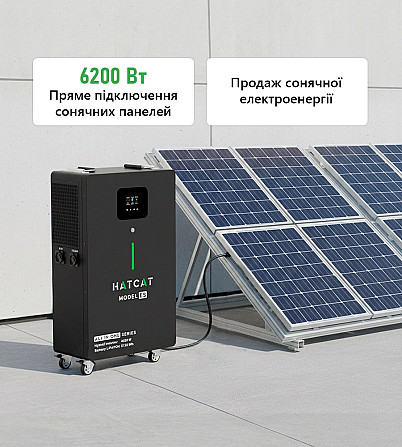 Зарядна станція HATCAT ALL-IN-ONE 4200 Вт 5120 Вт год LiFePO4 Київ - зображення 9
