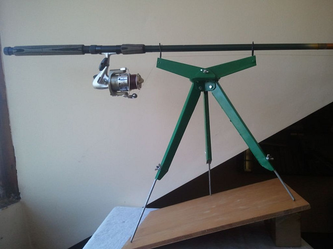 Рибацька підставка на 1 вудилище, тримач для вудилища Кам'янське - зображення 2