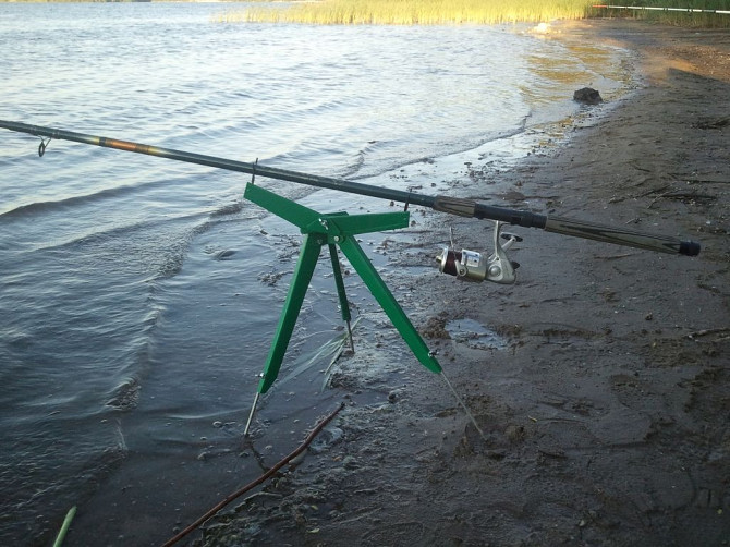 Рибацька підставка на 1 вудилище, тримач для вудилища Кам'янське - зображення 9