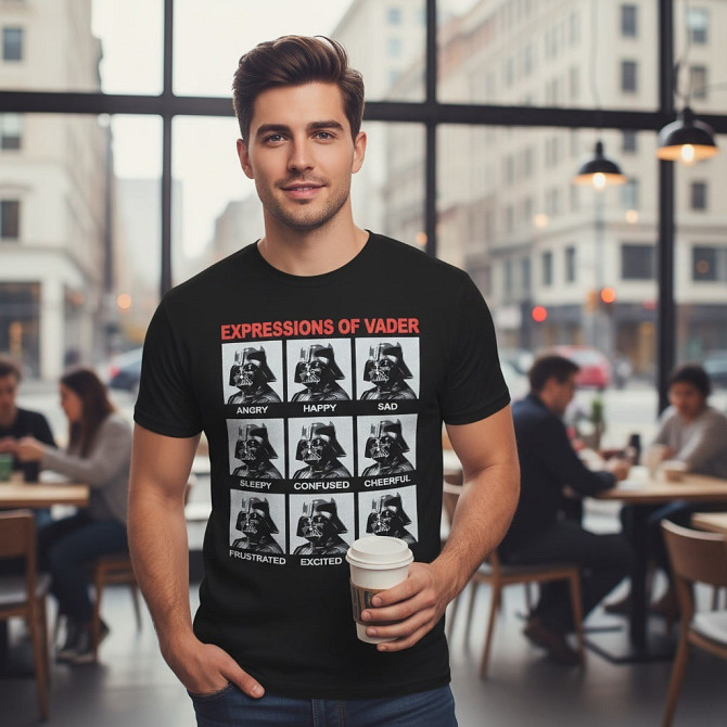 Футболка Эмоции Темной стороны - Размер L - 100% хлопок Київ - изображение 5