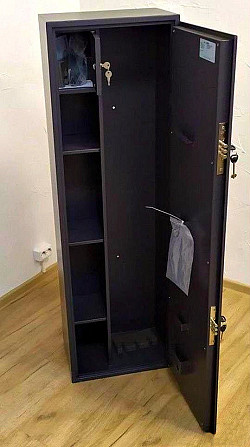 Оружейный сейф шкаф на 3 ствола бу 1400 x 430 x 280 мм Білопілля - зображення 5