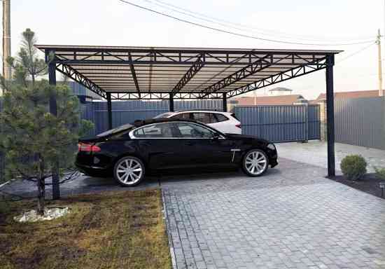 Навес над входом, навес над машиной - любые размеры и конструкция, с установкой Київ