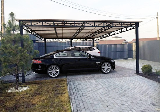Навес над входом, навес над машиной - любые размеры и конструкция, с установкой Київ - зображення 2