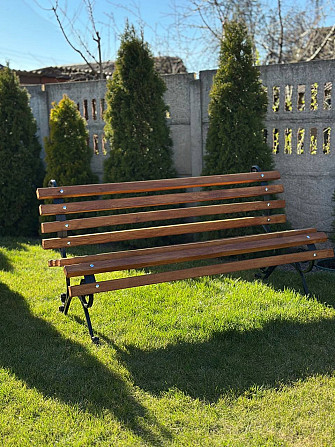 Садова лавка з наурального екологічного дуба Черкаси - зображення 3