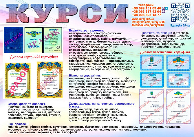 Курси зварника, електрика, слюсаря, токаря, маляра, плиточника Київ - зображення 1