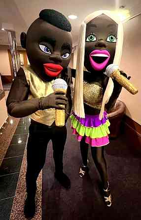 Стриптиз ростової ляльки Черкаси.Замовити стриптизера аніматора на свято.Білий ведмідь Черкаси