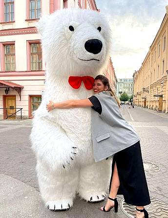 Стриптиз ростової ляльки Черкаси.Замовити стриптизера аніматора на свято.Білий ведмідь Черкаси - зображення 6